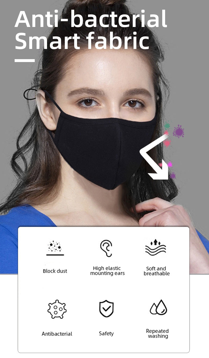 Masque de protection lavable Antibactérien 99.9%, Antipollution, Anti poussière, Anti projection.