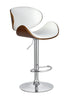 Chaise haute (Large) Luxe design A-1 Blanc marron