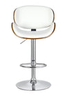 Chaise haute (Large) Luxe design A-1 Blanc marron